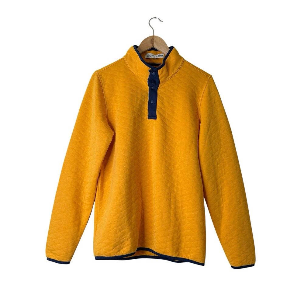 Holderness & Bourne The Sullivan Golf 1/4 Snap Pullover Men’s M Yukon Quilted